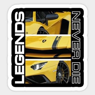 Legends Never Die Sticker